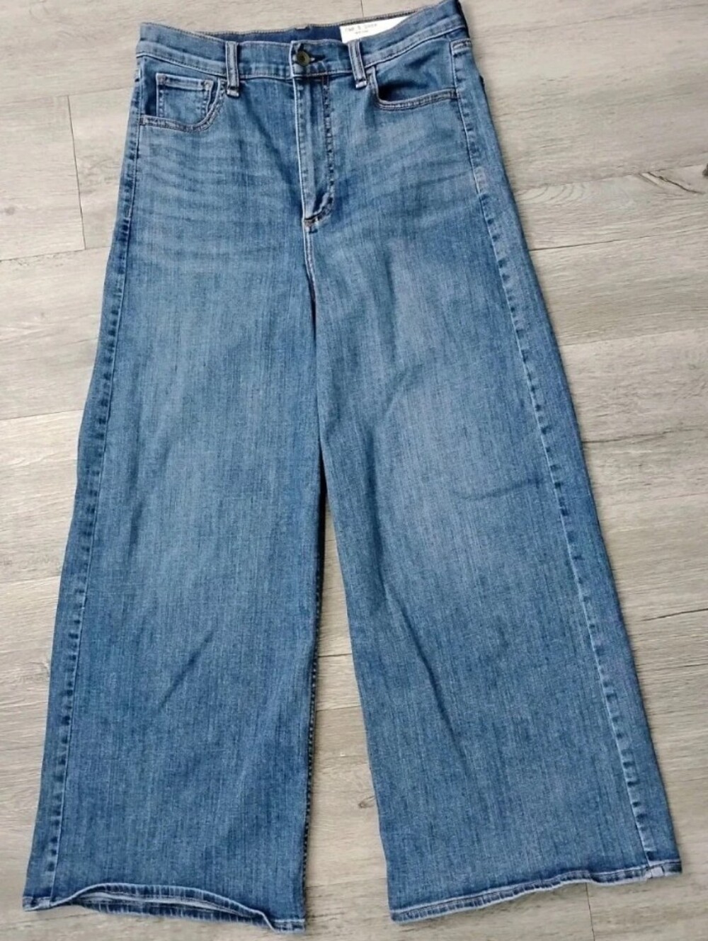 Rag & Bone New York Serena Crop Jeans Wide Leg Medium Stretch Size 28 Women's - Picture 3 of 12